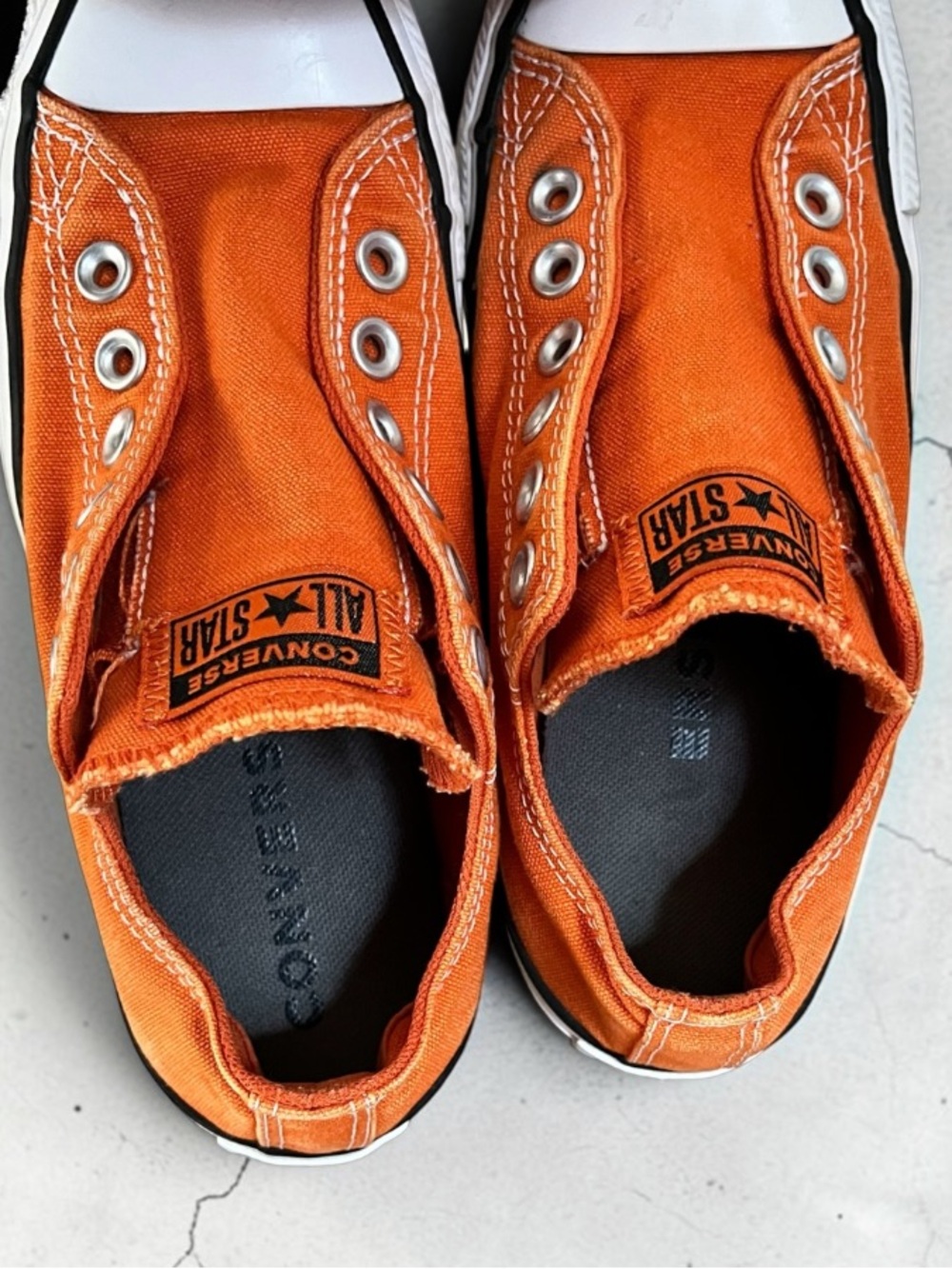 Converse Chuck Taylor All Star Shoreline Slip On Orange Women’s 6.5 - Picture 8 of 10